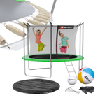 Батут Hop-Sport 10ft (305см) зеленый с внутренней сеткой