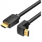 Кабель Vention HDMI 2.0, 4K 60Hz, Male to Male Adapter 90° Degree Правый, 2 м (AARBH)