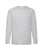 Футболка с длинным рукавом Fruit of the Loom Valueweight long sleeve 4XL Серый (7610380944XL)