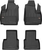 Коврики в салон Frogum для Fiat Doblo (1-2 ряд) 2000-2010 Proline 3D, (FG 3D427242)