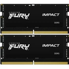 Модуль пам'яті для ноутбука SoDIMM DDR5 32 GB (2x16 GB) 5600 MHz Impact Black Kingston Fury (ex.HyperX) (KF556S40IBK2-32)