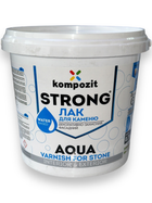 Лак для каменю термостостійкий Kompozit Strong Aqua 0,75 л