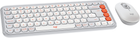 Комплект бездротовий Logitech Pop Icon Combo White (920-013141)