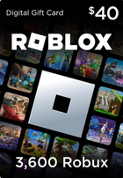 Карта пополнения Roblox 3600 Robux (Global)