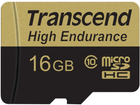 Карта пам'яті Transcend microSDHC 16GB Class 10 + SD адаптер (TS16GUSDHC10)