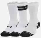 Носки Under Armour Ua Perf Tech Nov 3Pk Crew XL Білий 1379515-101