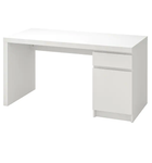Комп'ютерний стіл MALM 140х65 см IKEA 602.141.59 білий