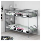 Двоярусне ліжко дитяче SVARTA IKEA 102.479.73 Сріблястий