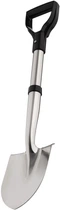 Лопата штыковая 2E Gloss, нержавеющая сталь, 2 мм, 70 см, 0.95 кг (2E-S70G)