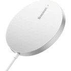 Бездротова зарядна станція Baseus Simple Mini3 Magnetic Wireless Charger 15W Silver для Apple iPhone