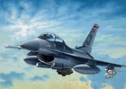 Збірна модель 1/72 Літак F-16 C/D Night Falcon Italeri 0188