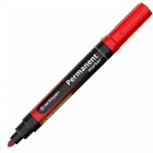 Маркер Centropen Permanent 8566 2,5мм, round tip, red (8566/02)