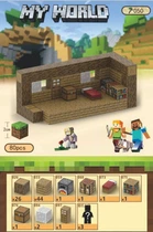 Конструктор для дітей Minecraft на магнітах, 80 деталей [X38]