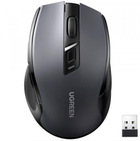 Беспроводная мышка UGREEN MU006 Ergonomic 2.4GHz 4000dpi 5кн Silence Design Black (15063)