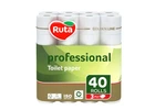 Туалетная бумага белая 3-слойная Ruta Professional, 40 шт/уп