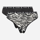 Zestaw damskich majtek typu figi 2 szt Calvin Klein Underwear 000QD3991E-BIK M Czarny (8720107317710)