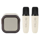 Bluetooth колонка K12 + 2 микрофона White
