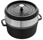 Garnek żeliwny Staub La Cocotte z wkladem czarny 3.8 l (3272340054372)