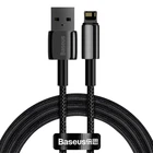 Дата кабель Baseus Tungsten Gold USB to Lightning Cable 2.4A (1m) (CALWJ-0) Black