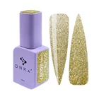 Гель-лак DNKa Polish Gel 0097 золотистий з блискітками 12 мл