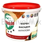 Фарба фасадна Anserglob акрилова 7 кг біла матова