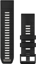 Ремінець Garmin QuickFit Silicone Band 26mm Black/Pebble Gray (010-13393-00)