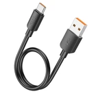 Кабель Hoco X96 Hyper 100W charging data cable Type-C(L-0.25M) Black