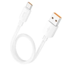 Кабель Hoco X96 Hyper 100W charging data cable Type-C(L-0.25M) White