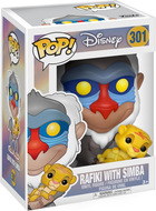 Figurka Funko Pop! Disney The Lion King Rafiki with Simba 9 cm (889698200950)