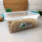 Пластиковый контейнер для хранения пищи 3 л с крышкой Народный продукт