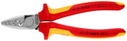 Szczypce Knipex do zagniatania tulejek kablowych VDE 180 mm (97 78 180)