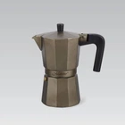 Кавоварка гейзерна алюмінієва Maestro 450 мл на 9 чашок (MR-1666-9 BROWN)