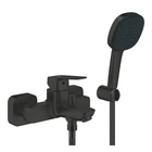 Cмеситель для ванны однорычажный с коротким изливом GROHE Cubeo черный латунь 1018142430
