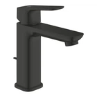 Cмеситель для умывальника однорычажный GROHE Cubeo черный латунь с донным клапаном 1017492430