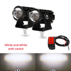 2 Фары светодиодных LED для мотоцикла белый / белый