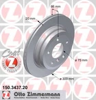 Диск тормозной ZIMMERMANN 150.3437.20 Zimmermann (150343720)