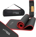 Коврик спортивный Cornix XR-0094 NBR 183 х 61 х 1 см для йоги и фитнеса Черный/Красный