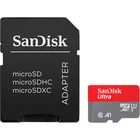Карта пам'яті SanDisk microSDXC 128GB UHS-I U1 Class 10 V30 A1 Ultra + SD adapter (SDSQUAB-128G-GN6IA) [122146]