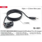 AUX адаптер серії Carav 18-001 для MERCEDES-BENZ 1996-2004 (Comand 2.0 APS) 18pin -> 3.5mm mini-jack