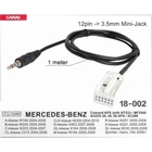 AUX адаптер серії Carav 18-002 для MERCEDES-BENZ 2004+ (Comand APS with NTG2 / MF2540 / AUDIO 20, 30, 50 APS