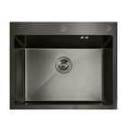 Кухонная мойка Mixxus MH5843 Nano-Black графит из нержавеющей стали интегрированная (MX1931)