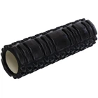 Ролер для занять йогою масажний мфр ролик SP-Sport Grid Combi Roller 0356 розмір 25х7см Black