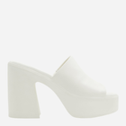 Klapki mule damskie na obcasie ALDO 13542925-100 36 (6US) 23 cm Białe (684070889514)