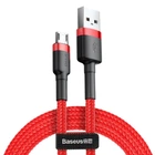 MicroUSB кабель Baseus Cafule Data microUSB to USB 2,4A 1m (CAMKLF-B09) Red