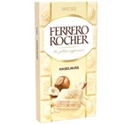 Шоколад Ferrero Rocher белый с ореховой начинкой и измельченными лесными орехами 90 г (8000500359884)