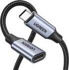 Кабель UGREEN US372 USB-C to USB-C 3.1 Gen2 100W 5A 10Gbps 4K@60Hz 1m Black (30205)