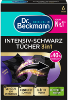 Серветки для прання Dr Beckmann для чорних речей, 6 шт
