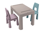 Комплект детской мебели (стол, 2 стула) Tega Baby Teggi Multifun Stone-Heather-Turquoise (TI-011-179)