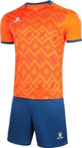 Комплект футбольної форми Kelme ARGO оранжево-темно-синій XL 8151ZB1006.9907