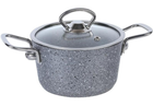Каструля 14x7,5 см 0,9 л з кришкою OMS 3112S-14-0,9л-Grey
